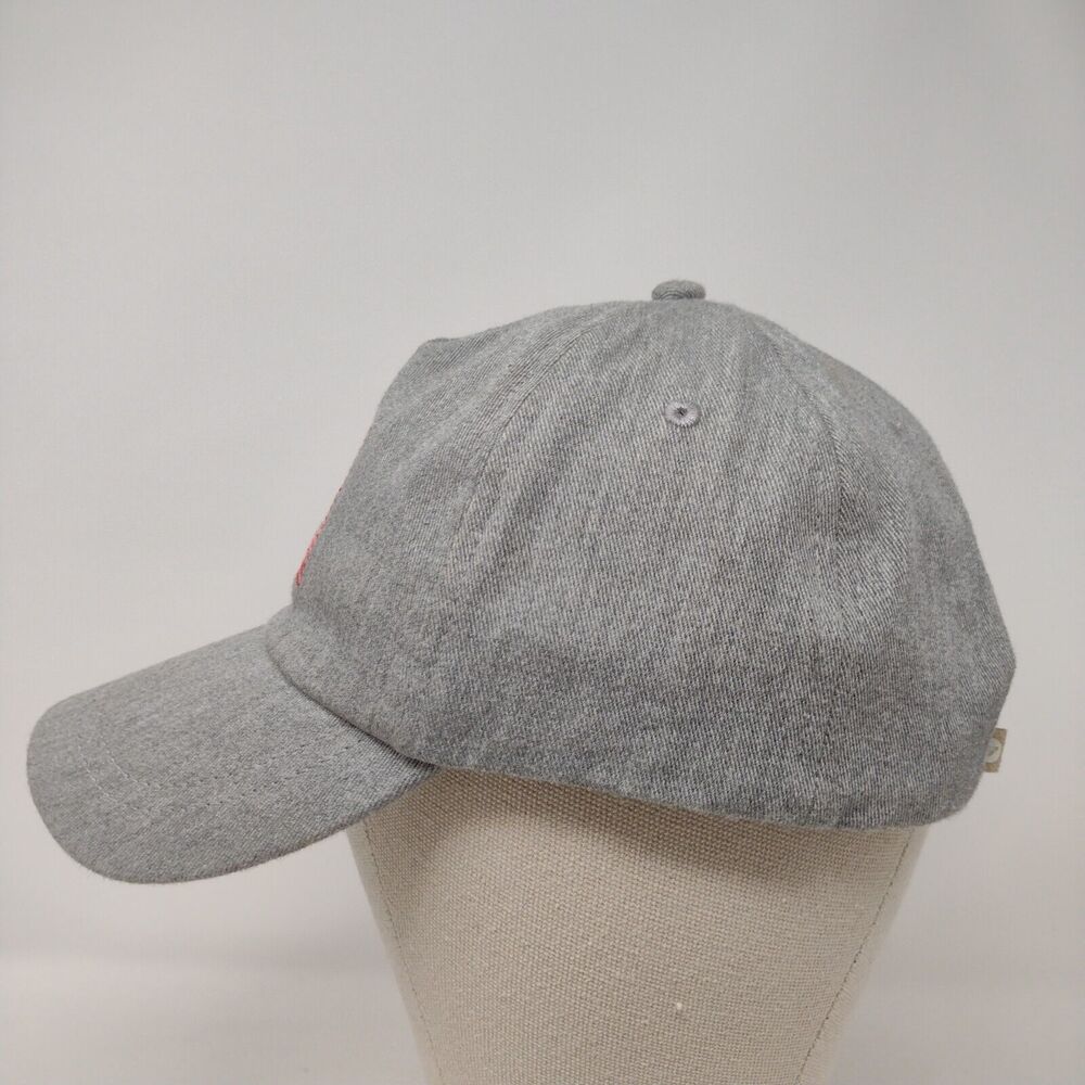 Roxy Strapback Hat Gray Osfa Adjustable Embroider… - image 3